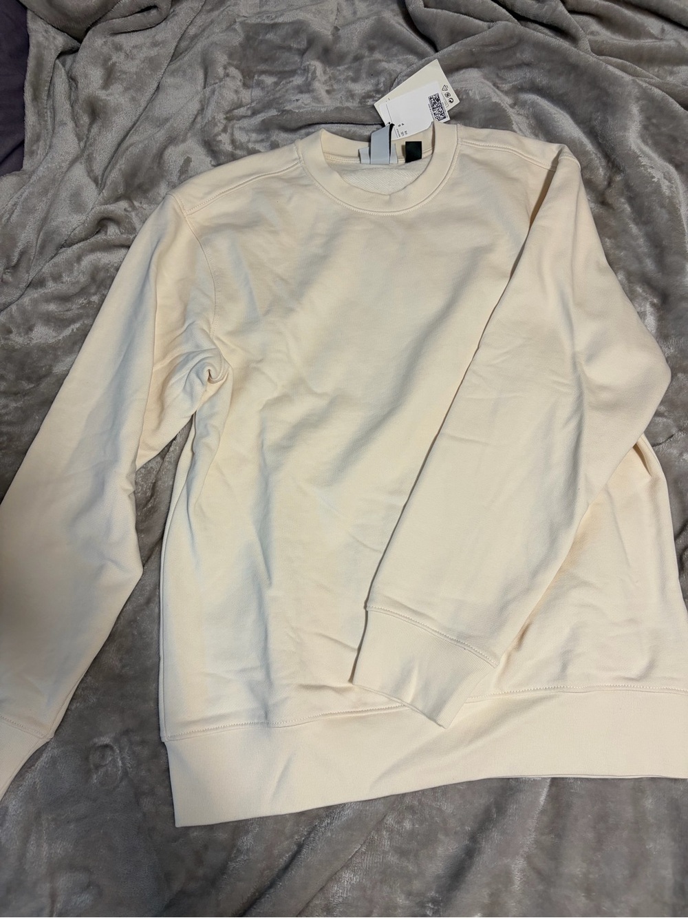 H&M Men's Crewneck Sweater - Cream